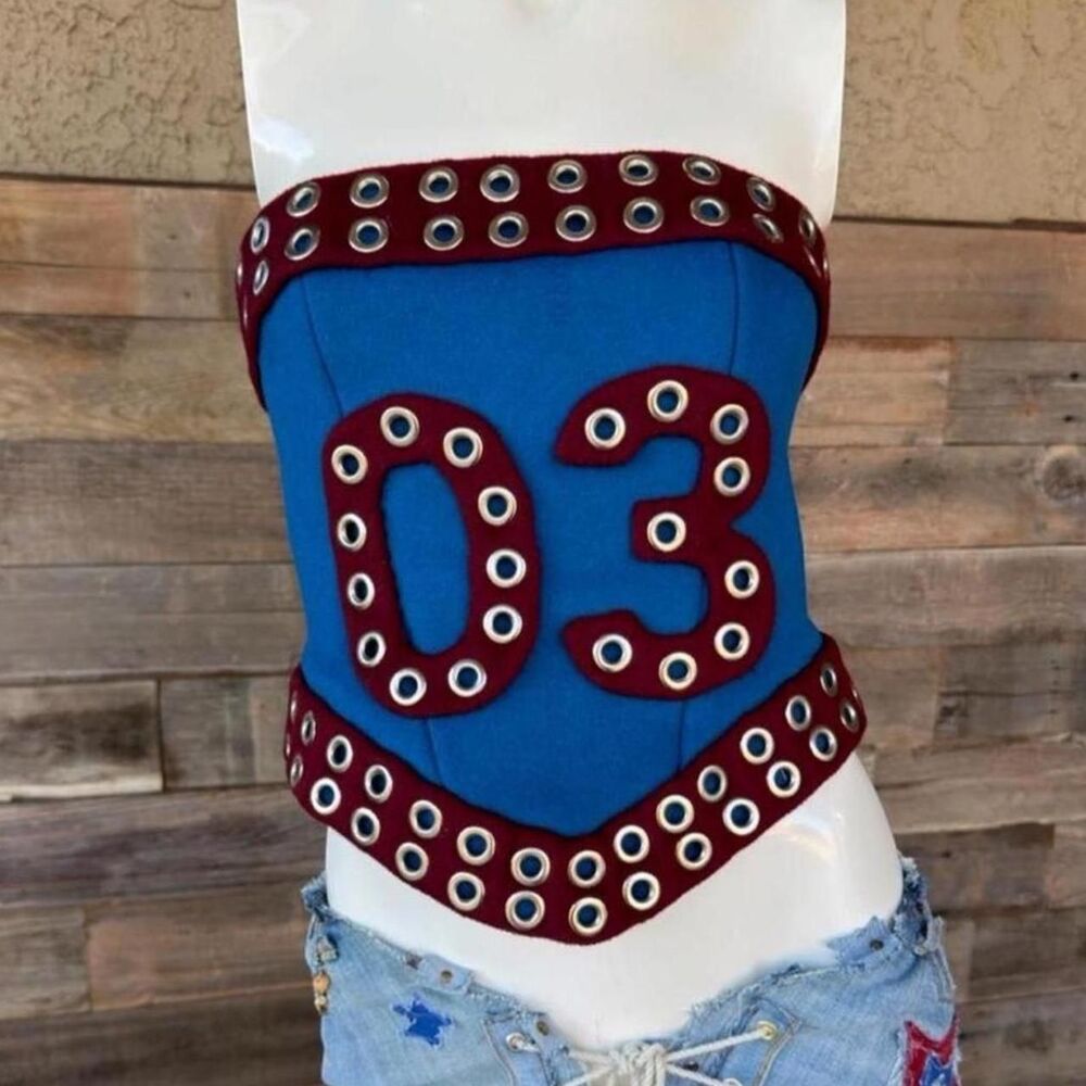 Lirika-matoshi 100% wool Women's multi Corset small